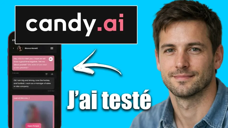 Review de Candy AI em vídeo: miniatura de “Candy Ai Avis : J'ai testé, je vous dis TOUT ! (Petite Copine IA, Prix, Français...)” (canal Comparatif Expert)