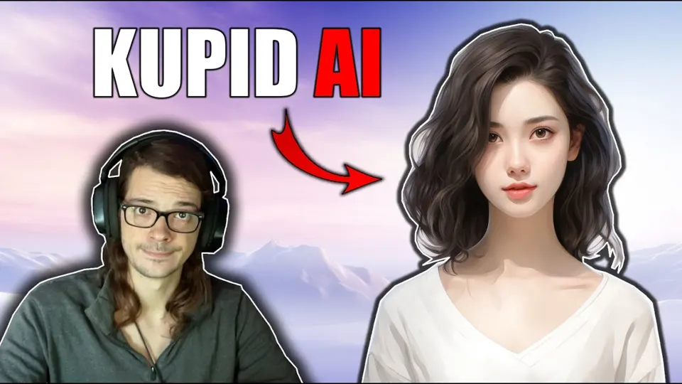 Review de Kupid AI em vídeo: miniatura de “The AI Girlfriend App to RULE them ALL... | Kupid AI” (canal Obscure Nerd)